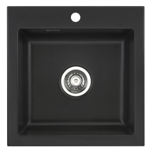 Systemceram Keradomo Mera 51 F Spüle für flächenbündigen Einbau mit Handbetätigung, inkl. Armaturbohrung