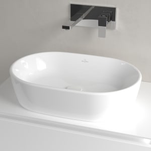 Villeroy & Boch Architectura Aufsatzwaschbecken oval 60 x 40 x 15,5 cm, ohne Überlauf, ungeschliffen