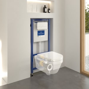 Villeroy & Boch Architectura WC-Set Direct Flush, mit Vorwandelement und Betätigungsplatte