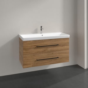 Villeroy & Boch Avento Waschtisch mit Unterschrank 100 cm, 2 Auszüge