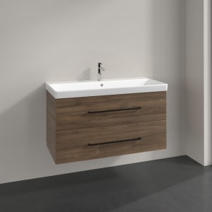 Villeroy & Boch Avento Waschtisch mit Unterschrank 100 cm, 2 Auszüge