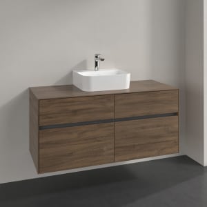 Villeroy & Boch Collaro Waschtischunterschrank 120 x 50 cm, mit 4 Auszügen für Finion Waschtisch