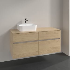 Villeroy & Boch Collaro Waschtischunterschrank 120 x 50 cm, mit 4 Auszügen für Finion Waschtisch