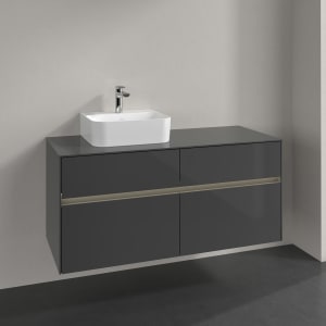 Villeroy & Boch Collaro Waschtischunterschrank 120 x 50 cm, mit 4 Auszügen und LED-Beleuchtung für Finion Waschtisch