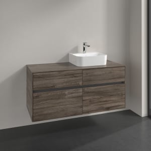 Villeroy & Boch Collaro Waschtischunterschrank 120 x 50 cm, mit 4 Auszügen für Finion Waschtisch