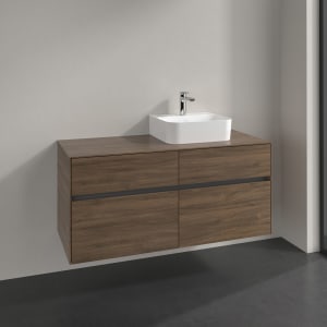 Villeroy & Boch Collaro Waschtischunterschrank 120 x 50 cm, mit 4 Auszügen für Finion Waschtisch