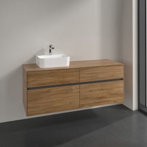 Villeroy & Boch Collaro Waschtischunterschrank 140 x 50 cm, mit 4 Auszügen für Finion Waschtisch
