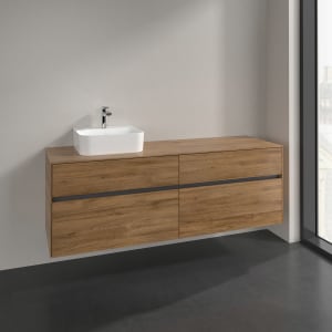 Villeroy & Boch Collaro Waschtischunterschrank 160 x 50 cm, mit 4 Auszügen für Finion Waschtisch