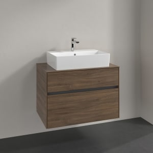 Villeroy & Boch Collaro Waschtischunterschrank 80 x 50 cm, mit 2 Auszügen