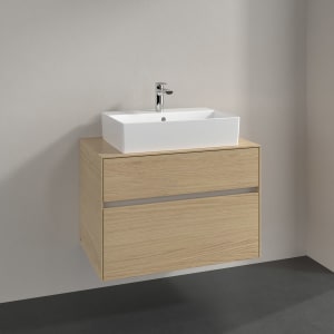 Villeroy & Boch Collaro Waschtischunterschrank 80 x 50 cm, mit 2 Auszügen