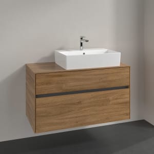 Villeroy & Boch Collaro Waschtischunterschrank 100 x 50 cm, mit 2 Auszügen