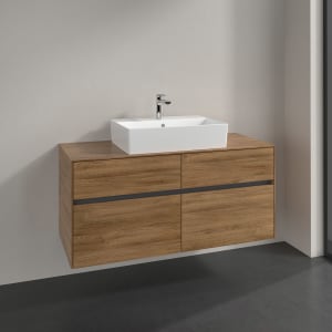 Villeroy & Boch Collaro Waschtischunterschrank 120 x 50 cm, mit 4 Auszügen