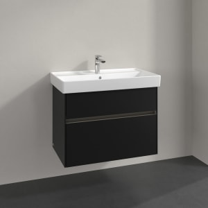 Villeroy & Boch Collaro Waschtischunterschrank 75,4 x 54,6 cm , mit LED-Beleuchtung, mit 2 Auszügen