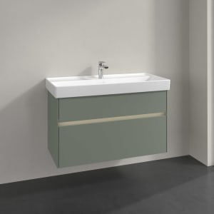 Villeroy & Boch Collaro Waschtischunterschrank 95,4 x 54,6 cm , mit LED-Beleuchtung, mit 2 Auszügen