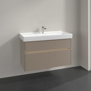 Villeroy & Boch Collaro Waschtischunterschrank 95,4 x 54,6 cm , mit LED-Beleuchtung, mit 2 Auszügen
