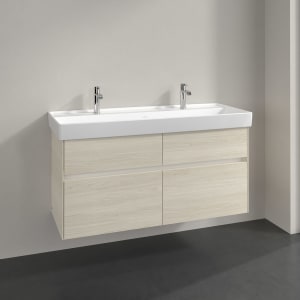Villeroy & Boch Collaro Waschtischunterschrank 115,4 x 54,6 cm , mit LED-Beleuchtung, mit 4 Auszügen