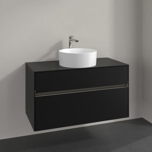 Villeroy & Boch Collaro Waschtischunterschrank 100 x 54,8 cm , mit LED-Beleuchtung, mit 2 Auszügen