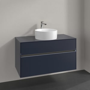 Villeroy & Boch Collaro Waschtischunterschrank 100 x 54,8 cm , mit LED-Beleuchtung, mit 2 Auszügen