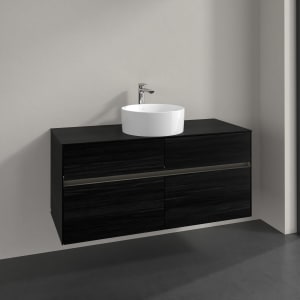 Villeroy & Boch Collaro Waschtischunterschrank 120 x 54,8 cm , mit LED-Beleuchtung, mit 4 Auszügen