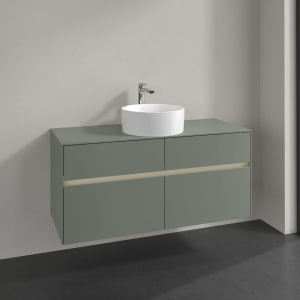 Villeroy & Boch Collaro Waschtischunterschrank 120 x 54,8 cm , mit LED-Beleuchtung, mit 4 Auszügen