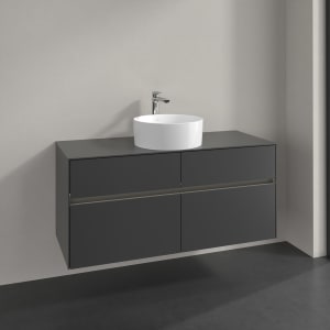 Villeroy & Boch Collaro Waschtischunterschrank 120 x 54,8 cm , mit LED-Beleuchtung, mit 4 Auszügen