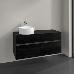 Villeroy & Boch Collaro Waschtischunterschrank 120 x 54,8 cm , mit LED-Beleuchtung, mit 4 Auszügen