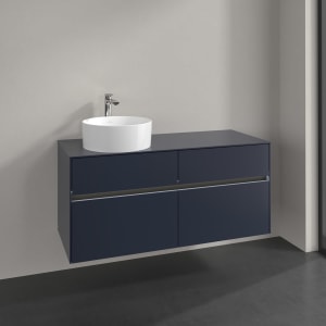 Villeroy & Boch Collaro Waschtischunterschrank 120 x 54,8 cm , mit LED-Beleuchtung, mit 4 Auszügen