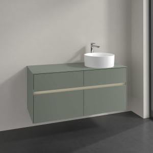 Villeroy & Boch Collaro Waschtischunterschrank 120 x 54,8 cm , mit LED-Beleuchtung, mit 4 Auszügen