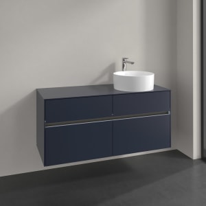 Villeroy & Boch Collaro Waschtischunterschrank 120 x 54,8 cm , mit LED-Beleuchtung, mit 4 Auszügen
