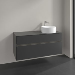 Villeroy & Boch Collaro Waschtischunterschrank 120 x 54,8 cm , mit LED-Beleuchtung, mit 4 Auszügen