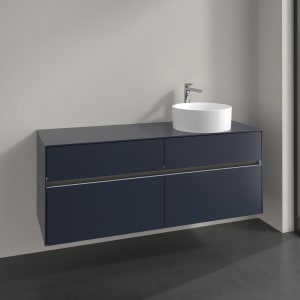 Villeroy & Boch Collaro Waschtischunterschrank 140 x 54,8 cm , mit LED-Beleuchtung, mit 4 Auszügen