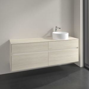 Villeroy & Boch Collaro Waschtischunterschrank 160 x 54,8 cm , mit LED-Beleuchtung, mit 4 Auszügen