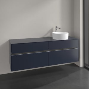 Villeroy & Boch Collaro Waschtischunterschrank 160 x 54,8 cm , mit LED-Beleuchtung, mit 4 Auszügen