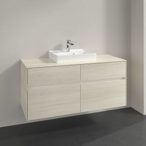 Villeroy & Boch Collaro Waschtischunterschrank 120 x 54,8 cm , mit LED-Beleuchtung, mit 4 Auszügen