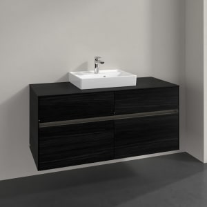 Villeroy & Boch Collaro Waschtischunterschrank 120 x 54,8 cm , mit LED-Beleuchtung, mit 4 Auszügen