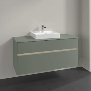 Villeroy & Boch Collaro Waschtischunterschrank 120 x 54,8 cm , mit LED-Beleuchtung, mit 4 Auszügen