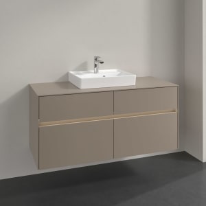 Villeroy & Boch Collaro Waschtischunterschrank 120 x 54,8 cm , mit LED-Beleuchtung, mit 4 Auszügen