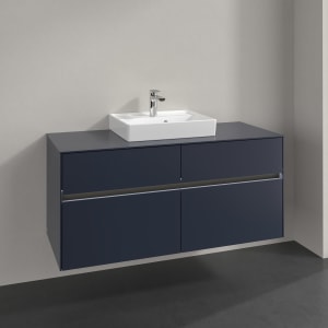 Villeroy & Boch Collaro Waschtischunterschrank 120 x 54,8 cm , mit LED-Beleuchtung, mit 4 Auszügen
