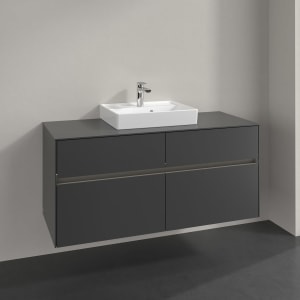 Villeroy & Boch Collaro Waschtischunterschrank 120 x 54,8 cm , mit LED-Beleuchtung, mit 4 Auszügen