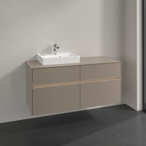 Villeroy & Boch Collaro Waschtischunterschrank 120 x 54,8 cm , mit LED-Beleuchtung, mit 4 Auszügen