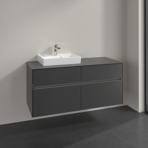 Villeroy & Boch Collaro Waschtischunterschrank 120 x 54,8 cm , mit LED-Beleuchtung, mit 4 Auszügen