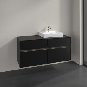 Villeroy & Boch Collaro Waschtischunterschrank 120 x 54,8 cm , mit LED-Beleuchtung, mit 4 Auszügen