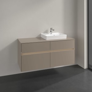Villeroy & Boch Collaro Waschtischunterschrank 120 x 54,8 cm , mit LED-Beleuchtung, mit 4 Auszügen