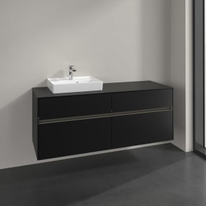 Villeroy & Boch Collaro Waschtischunterschrank 140 x 54,8 cm , mit LED-Beleuchtung, mit 4 Auszügen