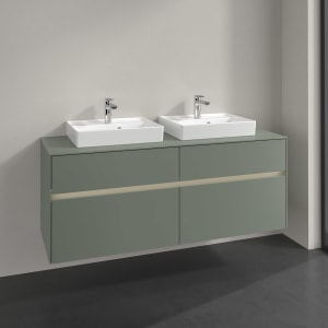 Villeroy & Boch Collaro Waschtischunterschrank 140 x 54,8 cm , mit LED-Beleuchtung, mit 4 Auszügen