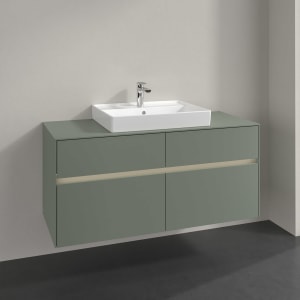 Villeroy & Boch Collaro Waschtischunterschrank 120 x 54,8 cm , mit LED-Beleuchtung, mit 4 Auszügen
