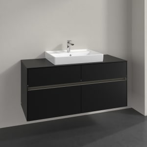 Villeroy & Boch Collaro Waschtischunterschrank 120 x 54,8 cm , mit LED-Beleuchtung, mit 4 Auszügen