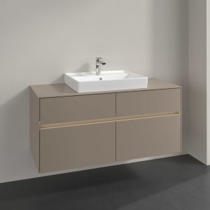 Villeroy & Boch Collaro Waschtischunterschrank 120 x 54,8 cm , mit LED-Beleuchtung, mit 4 Auszügen