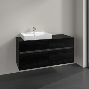 Villeroy & Boch Collaro Waschtischunterschrank 120 x 54,8 cm , mit LED-Beleuchtung, mit 4 Auszügen