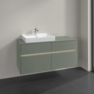 Villeroy & Boch Collaro Waschtischunterschrank 120 x 54,8 cm , mit LED-Beleuchtung, mit 4 Auszügen